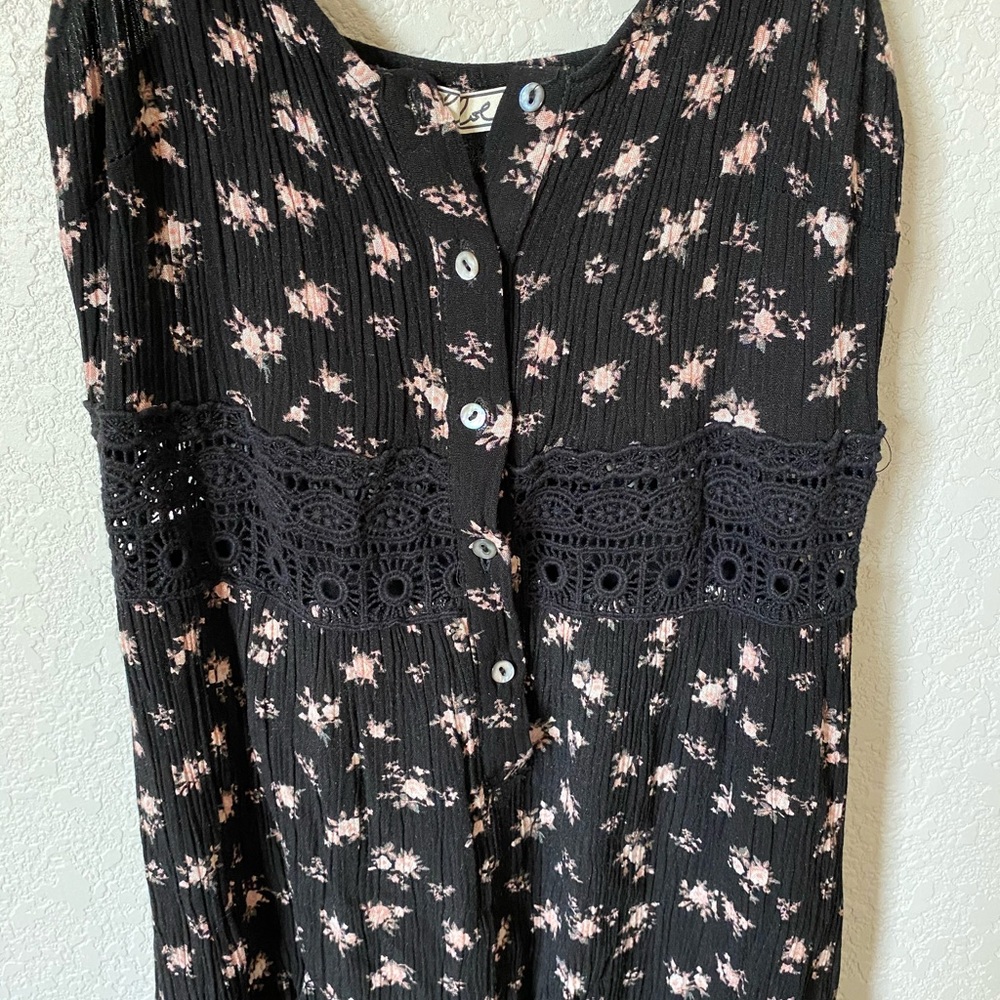 Black maxi dress